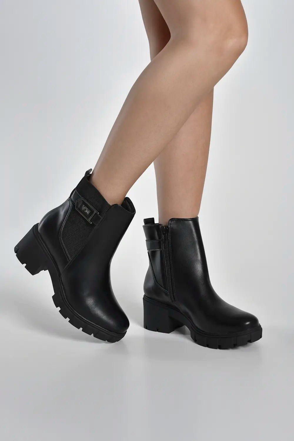 BOTINES DAMA 001-007 Negro