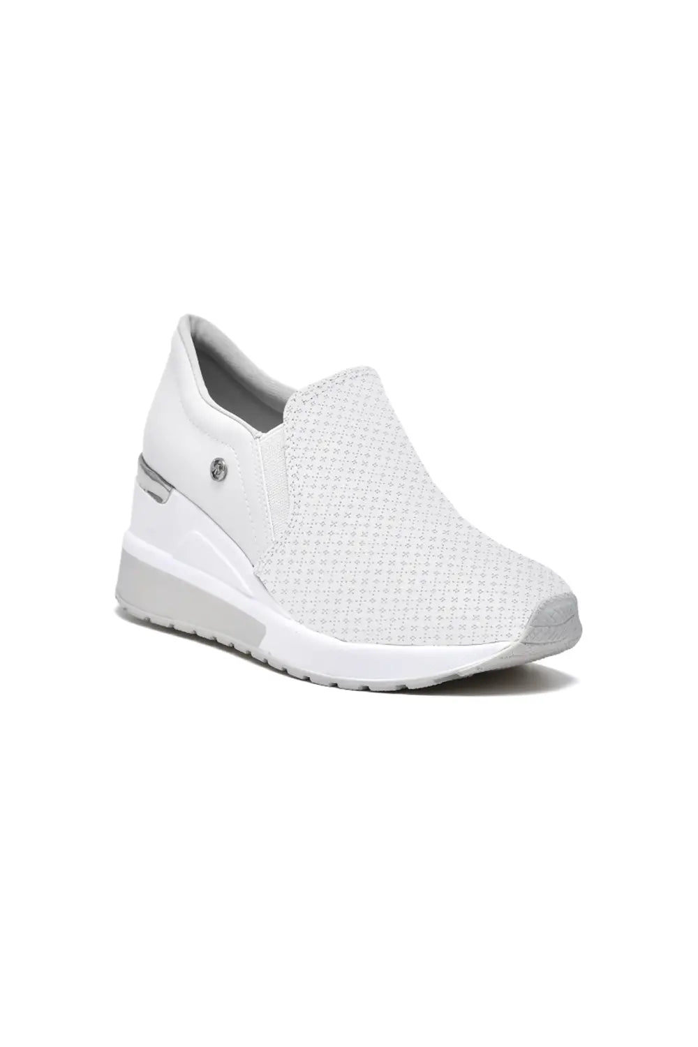 ZAPATILLA CASUAL DAMAS 046-002 BlancoPlata