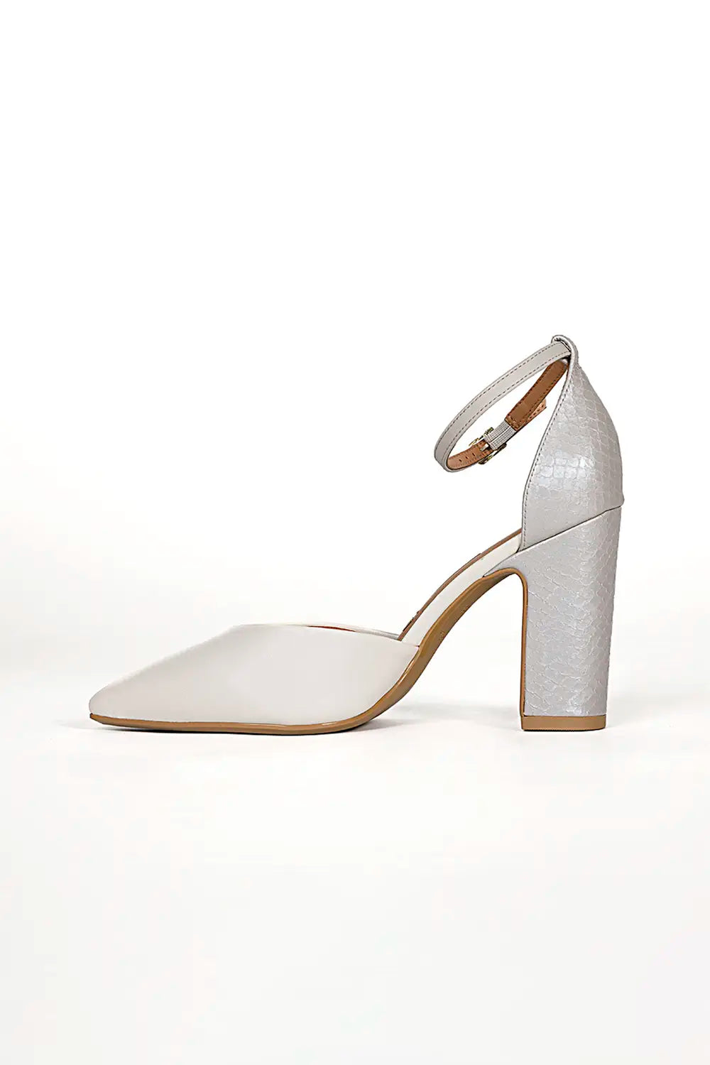 ZAPATO VESTIR DAMA 1285.448 BlancoGris