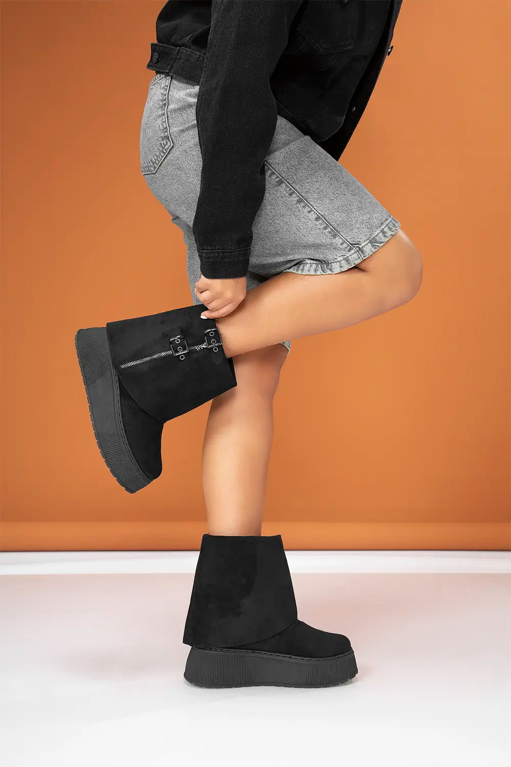 BOTINES DAMA 3BF102077 Negro
