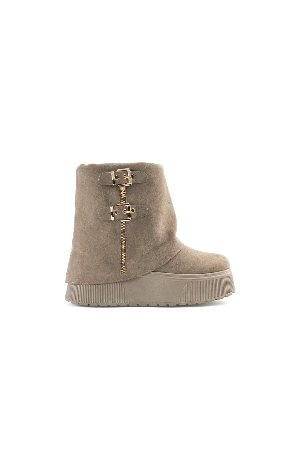BOTINES DAMA 3BF102077 Beige Oscuro