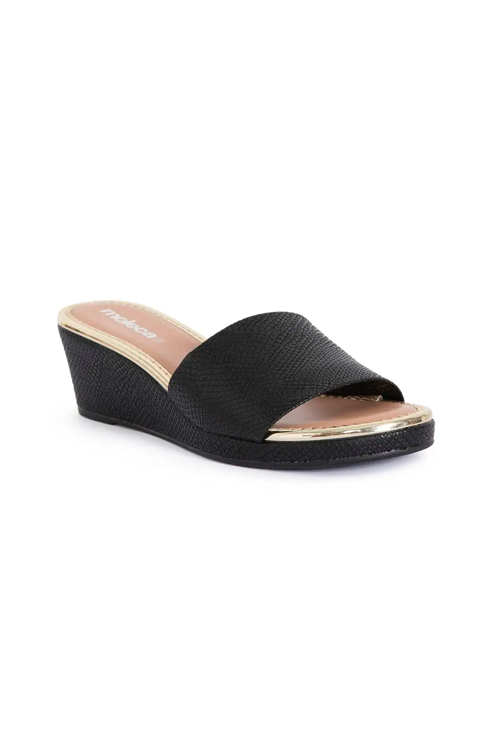 SANDALIA TACO CUÑA 5512.307 Negro