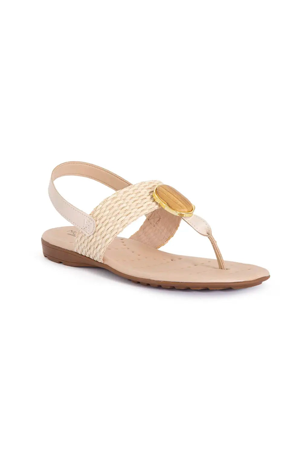 SANDALIA DAMA 7053.180 Natural-Creme