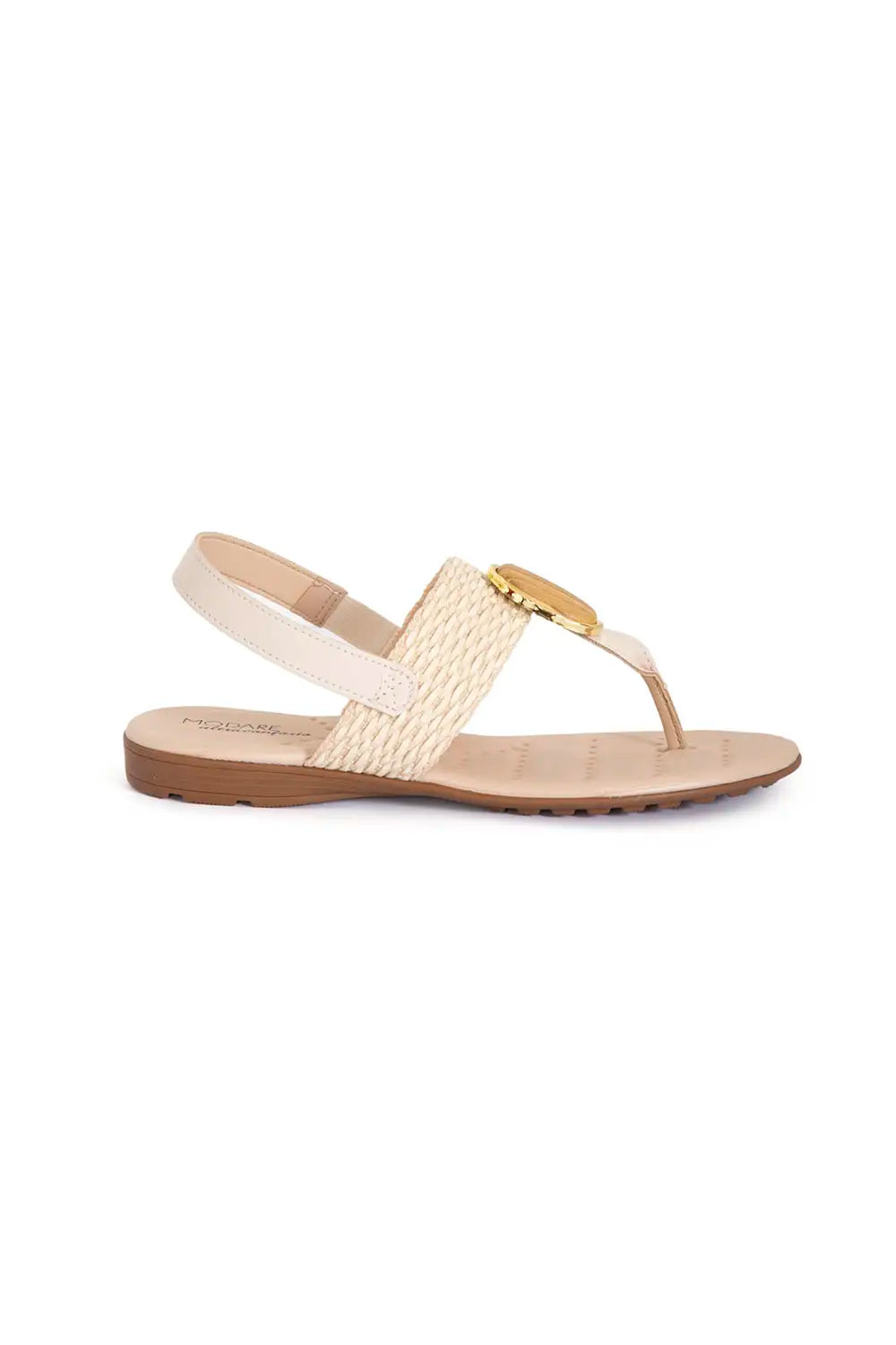 SANDALIA DAMA 7053.180 Natural-Creme