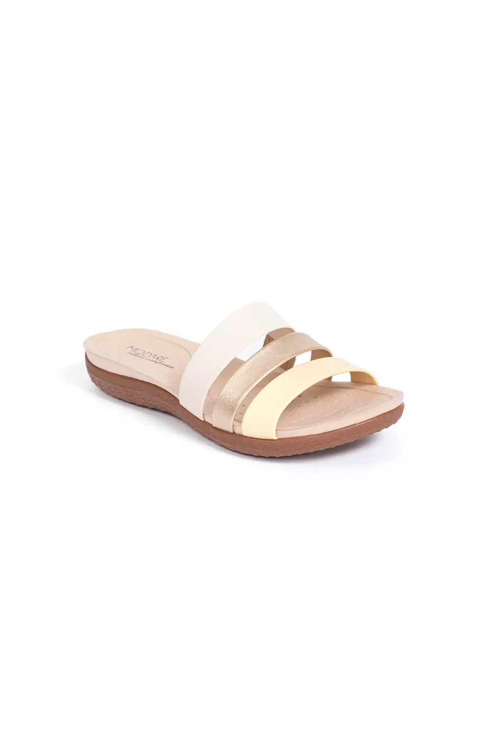 SANDALIA DAMA 7125.200 Creme Dorado
