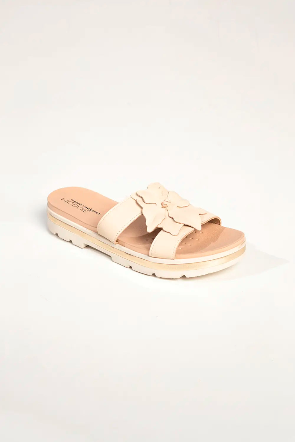 SANDALIA CASUAL DAMA 7132.151 Crema