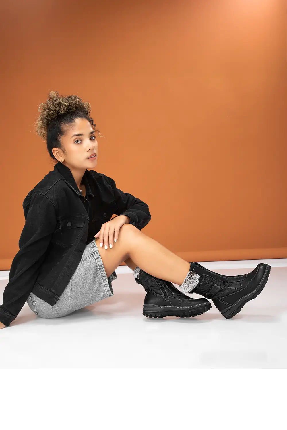BOTINES DAMA 81A01076 Negro