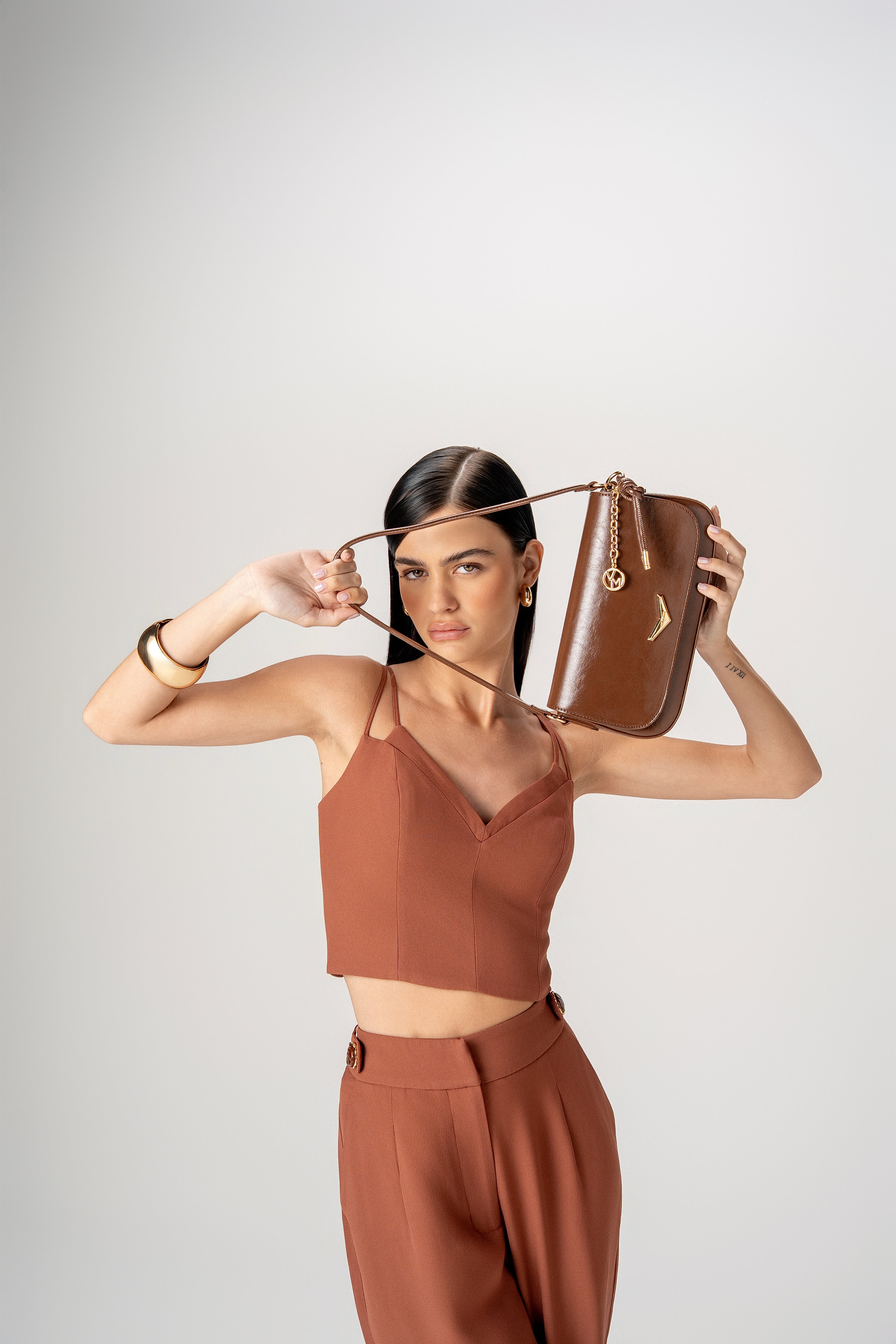 CARTERA DAMA B1-351 Marrón