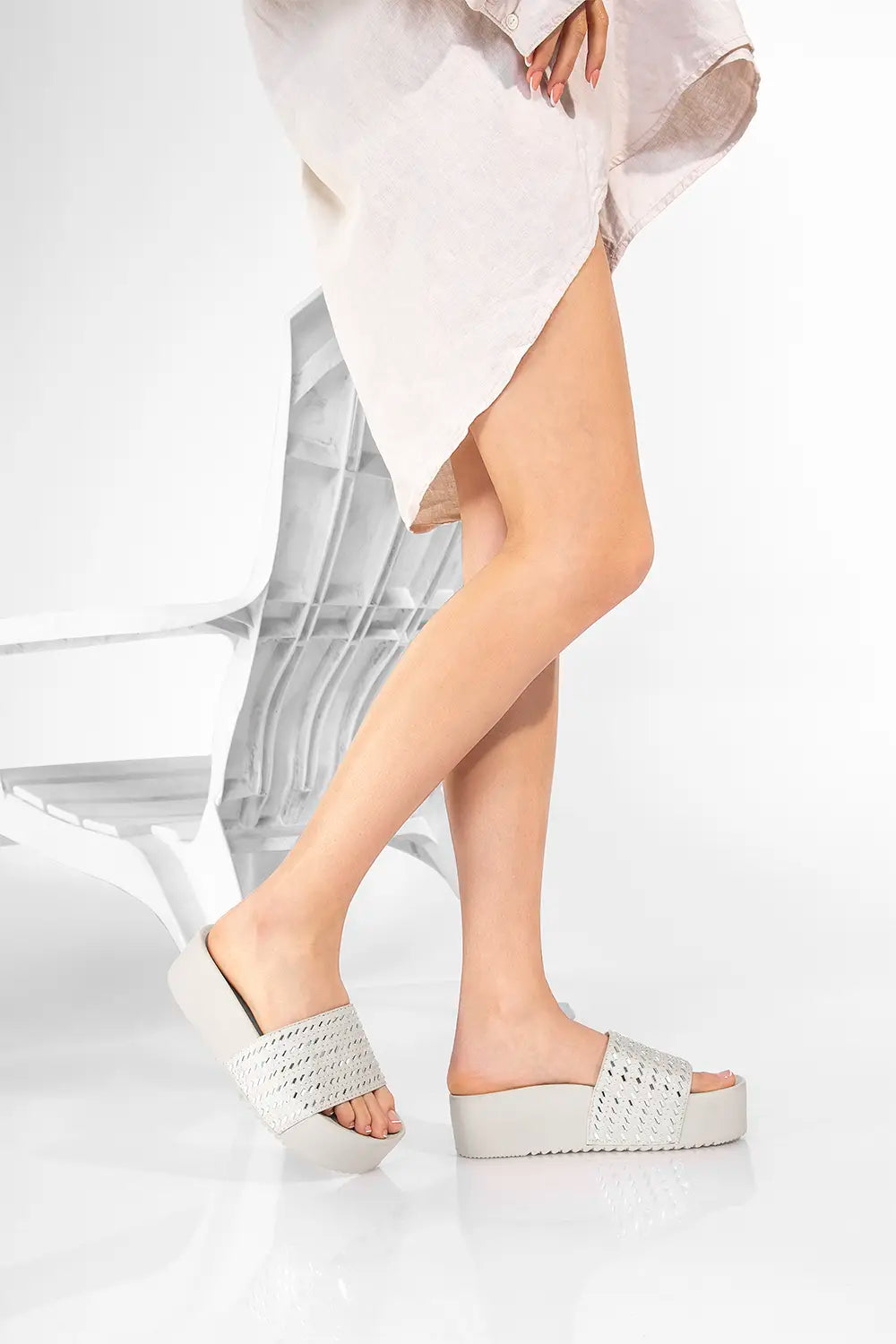 SANDALIA CASUAL DAMA CT-1212 BEIGE