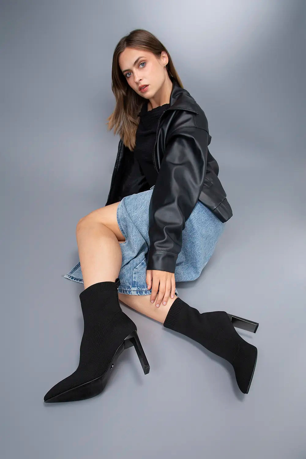 BOTINES DAMA DF2823 Negro