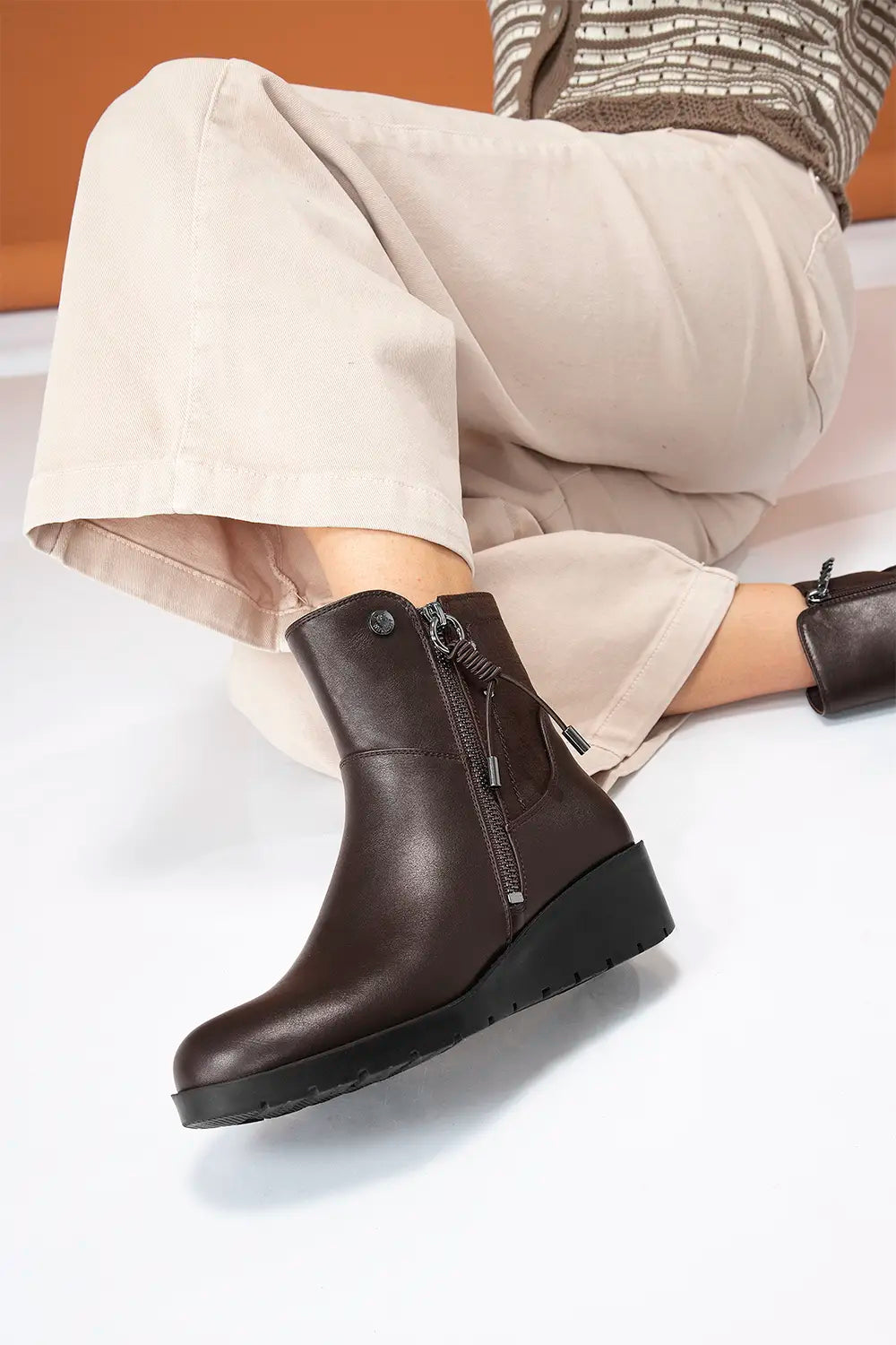 BOTINES DAMA KX992 Marron