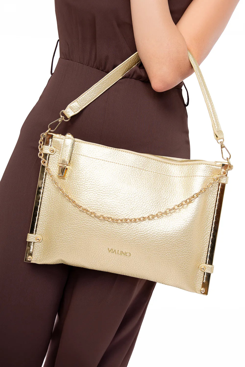 CARTERA DAMA RZ6925 Dorado